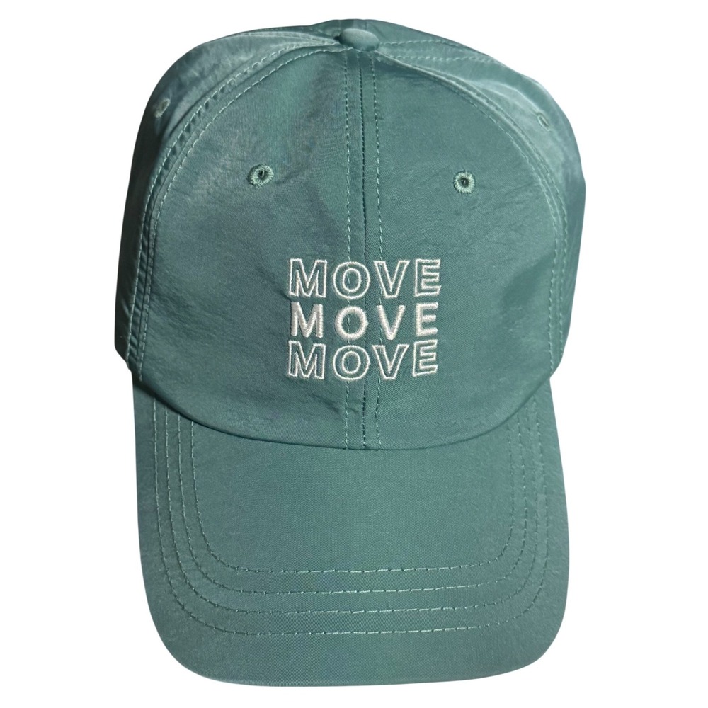 NEW Free People Movement "Move Move Move" Adjustable Green Hat‎ NWT